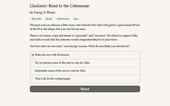Gladiator: Road to the Colosseum