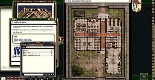 Fantasy Grounds - Pathfinder RPG - Pathfinder Flip-Mat: Boarding School