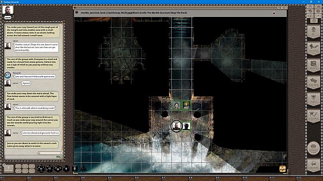 Fantasy Grounds - Black Scrolls The Marble Sanctum