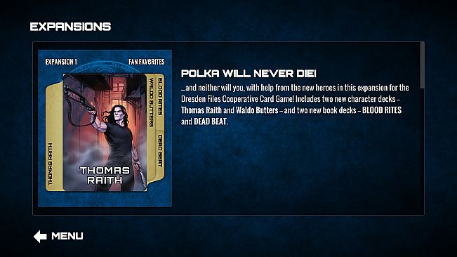 Dresden Files Cooperative Card Game - Fan Favorites