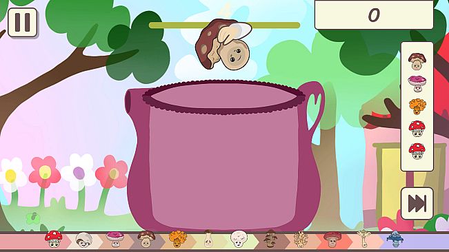 Sweet Home Drawing - Background - Land of Mushrooms