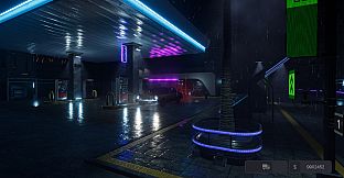 Late Night Gas Station