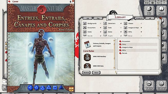 Fantasy Grounds - Entrees, Entrails, Canapes and Corpses (5E)