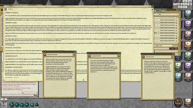 Fantasy Grounds - Mythic Spell Compendium