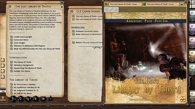 Fantasy Grounds - The Lost Library of Thoth (PFRPG)