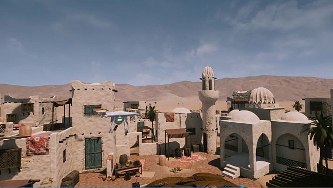 VR Military Reporter in Middle East (with tanks & helicopters)