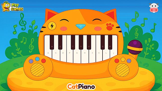 Cat Piano for Kids