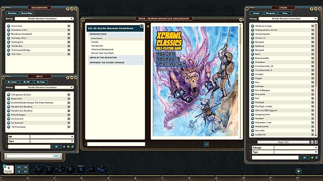 Fantasy Grounds - XCrawl Classics #0: Murder Mountain Smackdown