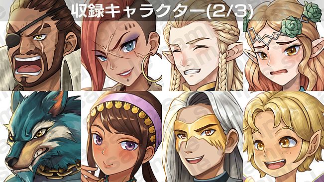 RPG Maker Unite Default Character Facial Expression Assets2