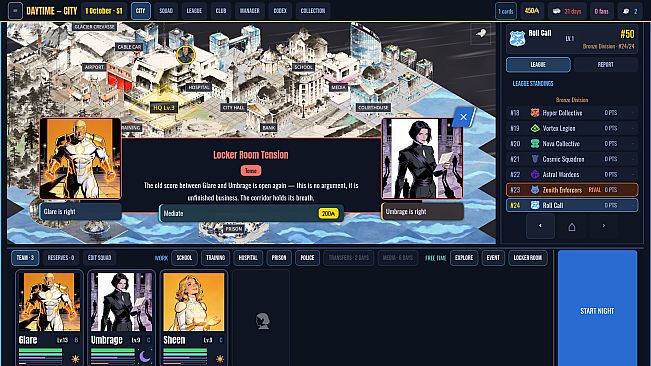 Roll Call: Hero League Manager