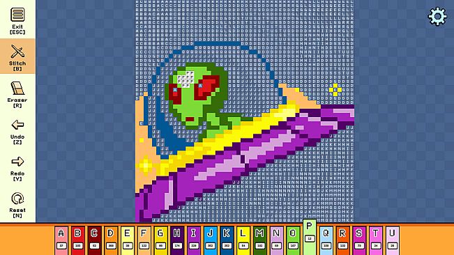 Pixel Cross Stitch - Alien Worlds Pack 3