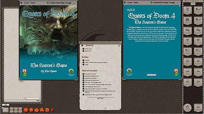Fantasy Grounds: Quests of Doom 4 - The Hunter's Game (5E)