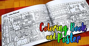 Hidden Cats in Barcelona - Coloring Book and Poster