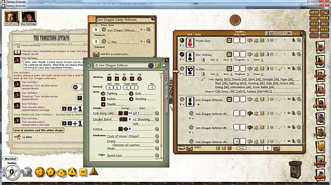 Fantasy Grounds - Deadlands Reloaded: Blood Drive 3