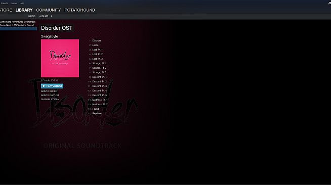 Disorder - Soundtrack