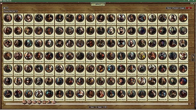 Fantasy Grounds - Fantasy Token Collection - Commoner 01