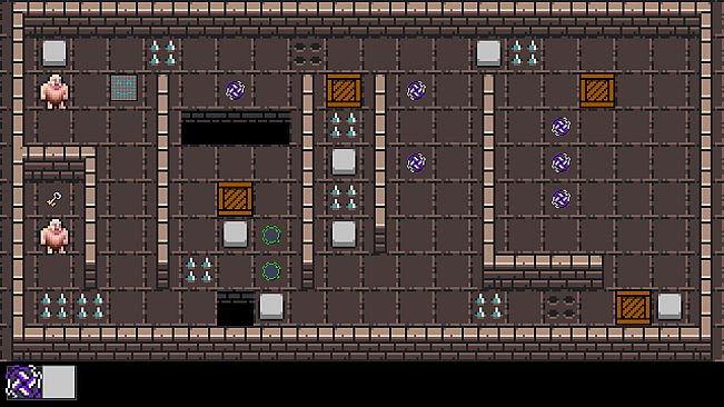 Puzzling Robot in the Dungeon