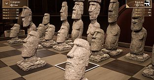 Chess Ultra Easter Island chess set