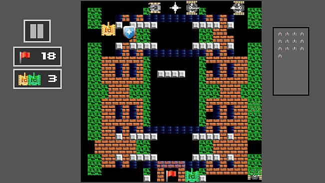 Tank Shoot 2D - Battle to save City Flag