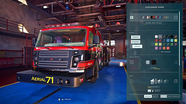 Firefighting Simulator: Ignite - Blackout Truck Edition Skin DLC