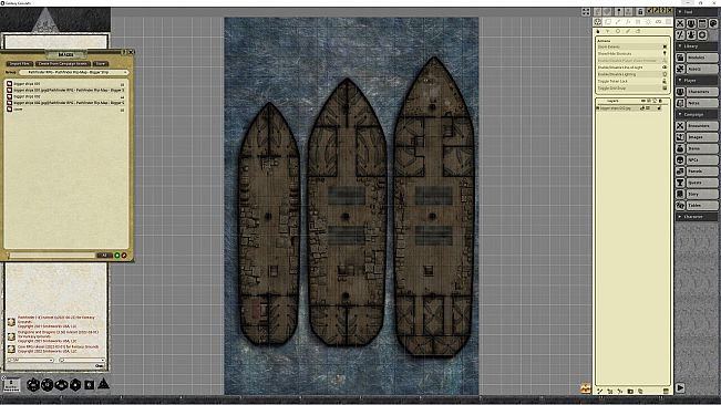 Fantasy Grounds - Pathfinder RPG - Pathfinder Flip-Mat - Bigger Ship