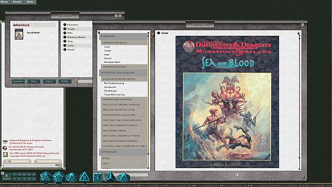 Fantasy Grounds - D&D Classics - Sea of Blood (2E)