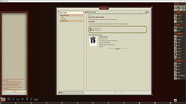 Fantasy Grounds - Starfinder RPG - Starfinder Flip-Mat - Drift Crisis