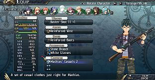 The Legend of Heroes: Trails of Cold Steel II - All Casual Clothes