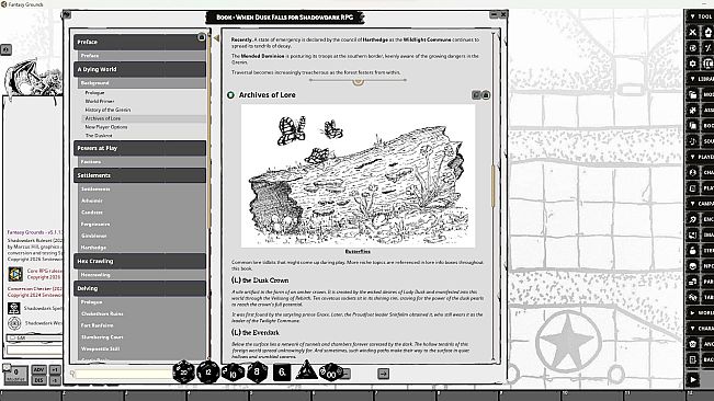 Fantasy Grounds - When Dusk Falls for Shadowdark RPG