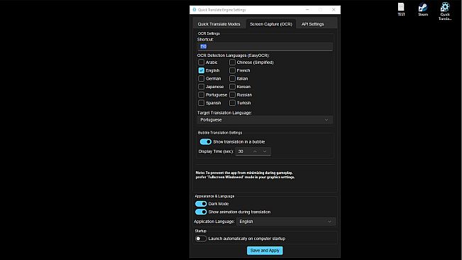 Quick Translate Engine
