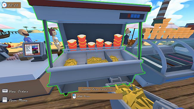 Seaside Cafe Rush Hour