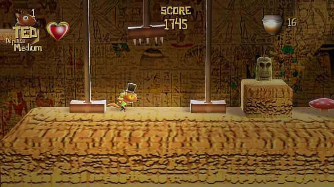 The Adventure of TED  and the lost magic crystals