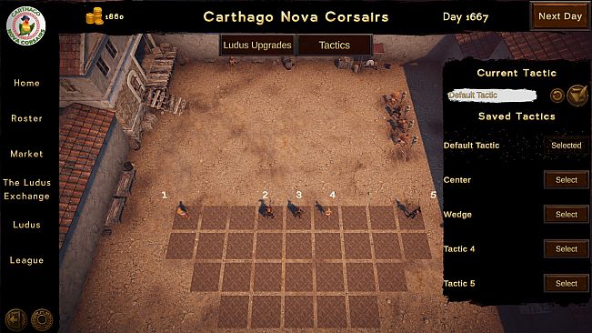 Ludus Magnatus: Gladiator Manager Simulator