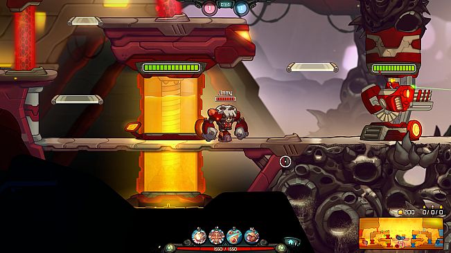 Awesomenauts Character - Jimmy and the LUX5000