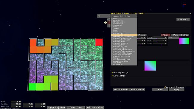 Maze Engine - In Game Level Editor