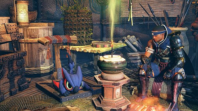 Monster Hunter Rise - "Stuffed Nargacuga" Hunter layered weapon (Long Sword)