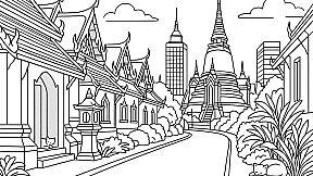 100 Cats Lost in Thailand Find & Color