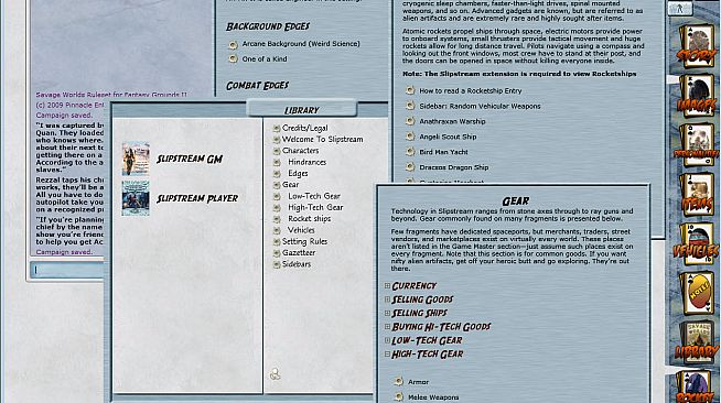 Fantasy Grounds - Slipstream Setting (Savage Worlds)