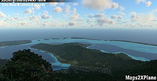 X-Plane 12 Add-on: Aerosoft - Society Islands XP - Bora Bora & Leeward Islands