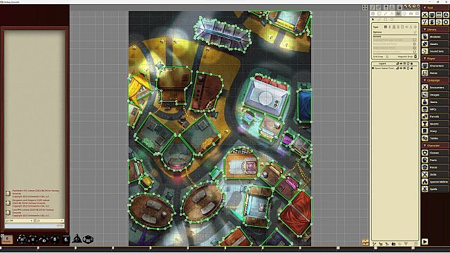 Fantasy Grounds - Starfinder RPG - Starfinder Flip-Mat - Space Station Promenade
