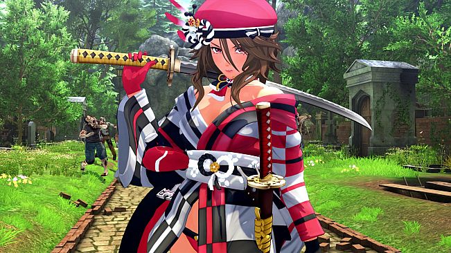 OneeChanbara ORIGIN - Exclusive Aya Costume: Saki's Fantasy Courtesan Red