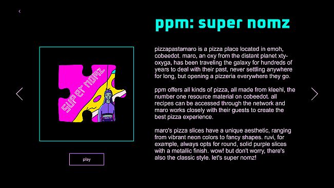 pieces I: a maskros nebula game