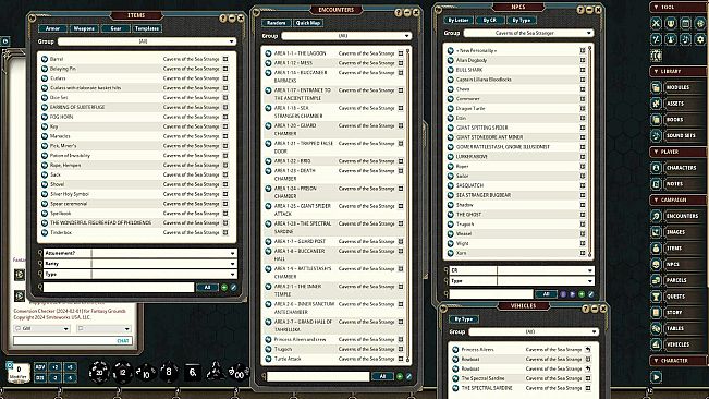 Fantasy Grounds - Fifth Edition Fantasy #22: Caverns of the Sea Strangers