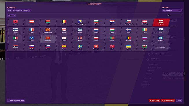 Football Manager 2019 Touch - National Management