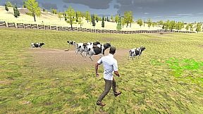 Directly Drink Milk from Cow　【直に牛乳を飲め】