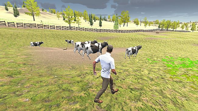 Directly Drink Milk from Cow　【直に牛乳を飲め】