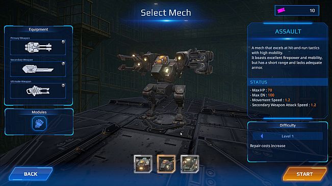 STEEL VANGUARD:Project ARES