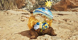 Monster Hunter Wilds - Felyne Layered Armor Set: Azure Fantasy Wudwud