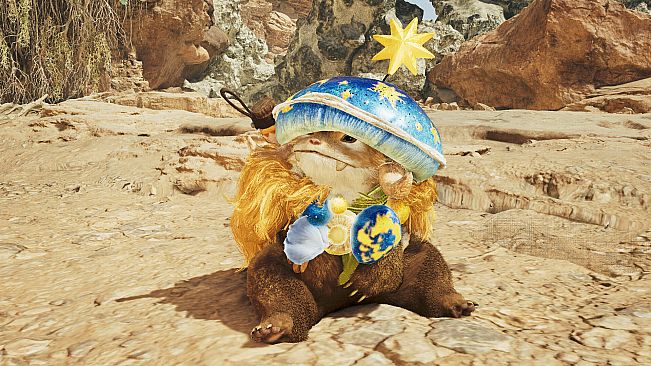 Monster Hunter Wilds - Felyne Layered Armor Set: Azure Fantasy Wudwud