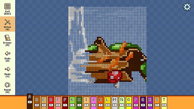 Pixel Cross Stitch - Autumn Pack 3